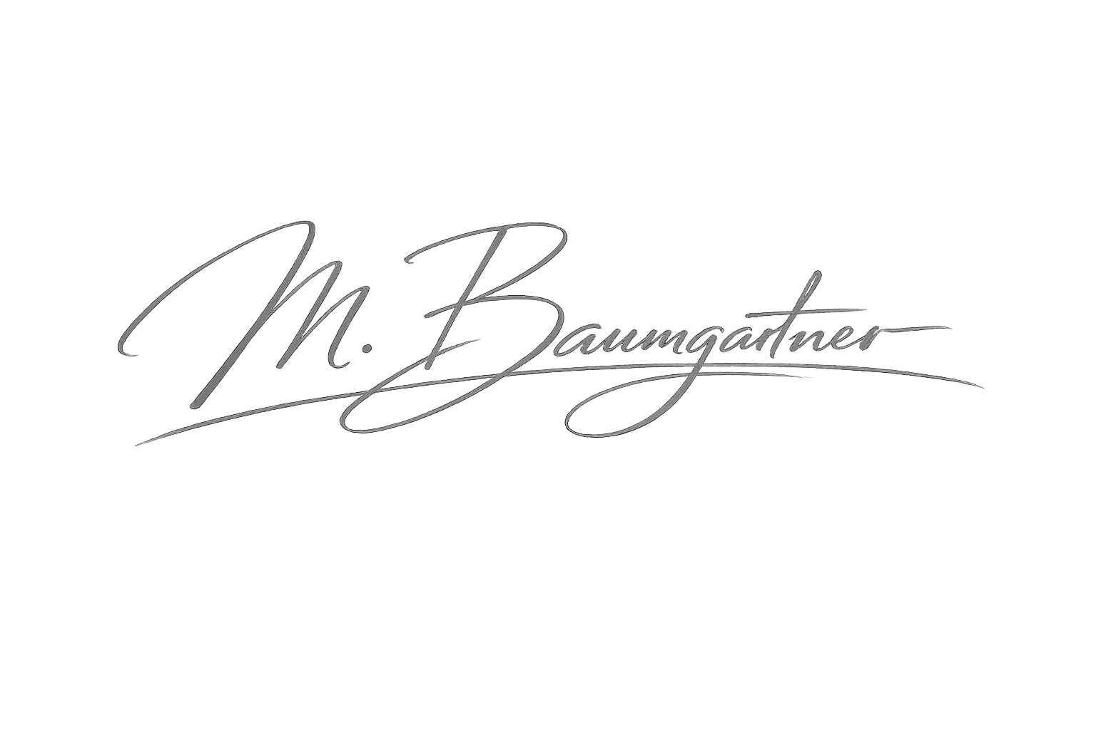 Unterschrift M. Baumgartner